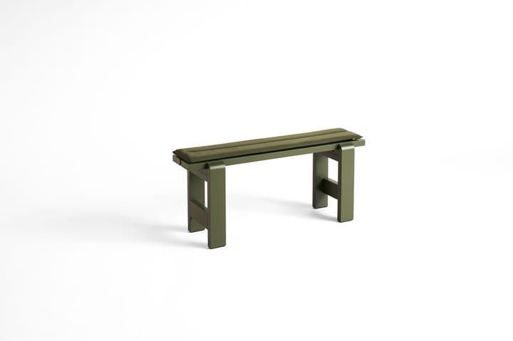 Weekday bench 111x23 cm lacquered pine - Olive - HAY