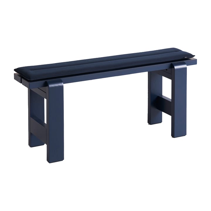 Weekday bench 111x23 cm lacquered pine - Steel blue - HAY