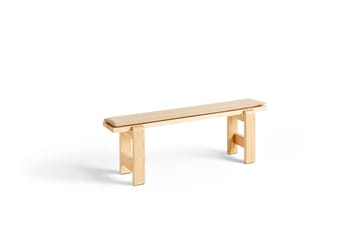 Weekday bench 140x23 cm lacquered pine - Natural - HAY