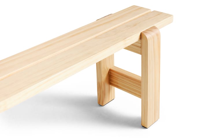 Weekday bench 140x23 cm lacquered pine - Natural - HAY