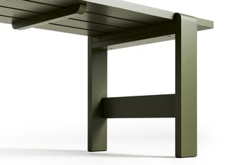 Weekday table 180x66 cm lacquered pine - Olive - HAY