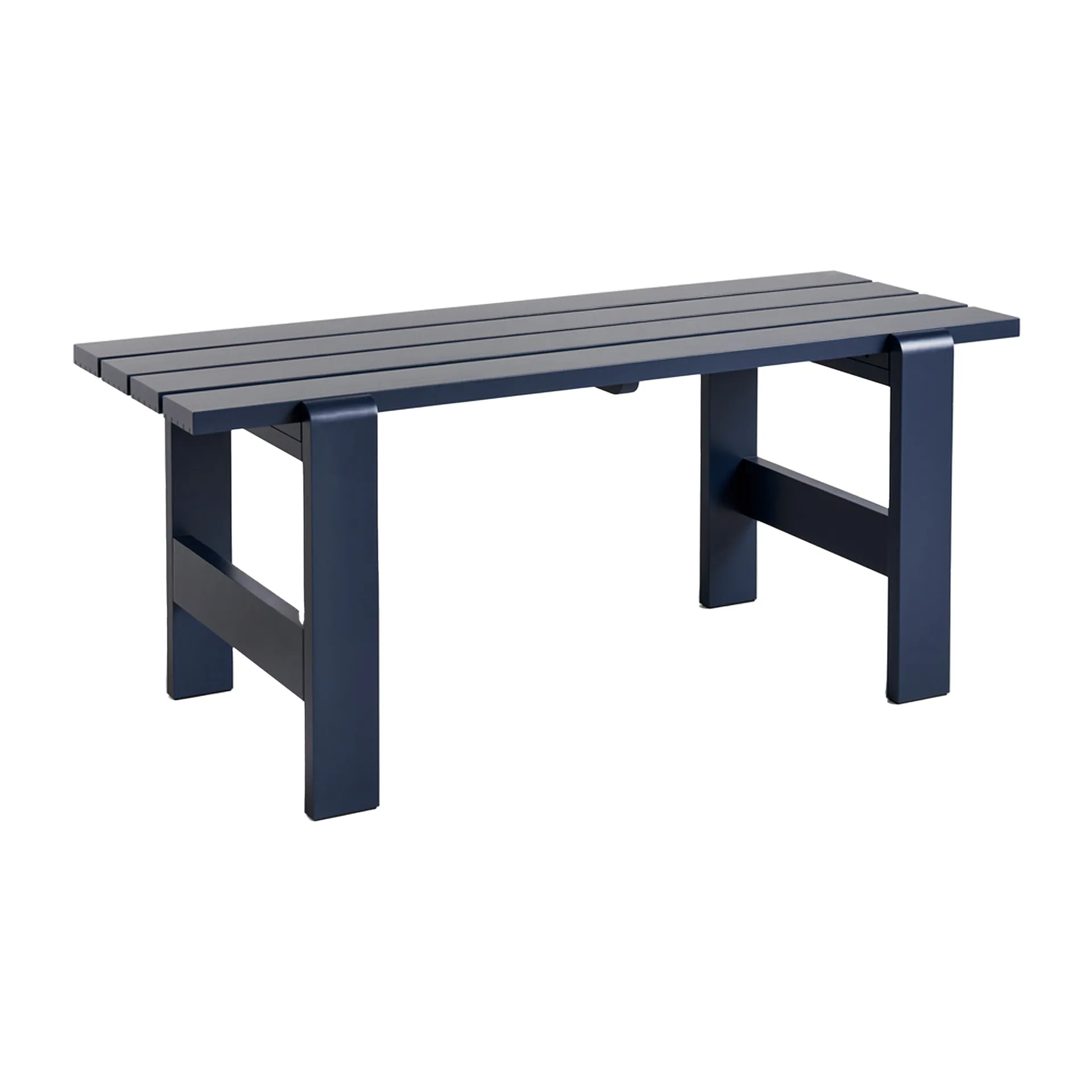 Weekday table 180x66 cm lacquered pine, Steel blue HAY
