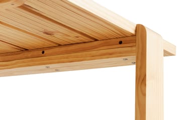 Weekday table 230x83 cm lacquered pine - Natural - HAY