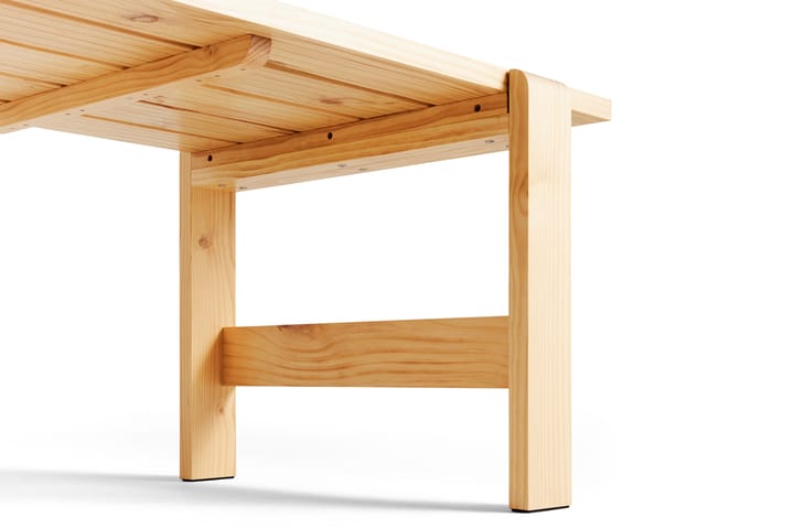 Weekday table 230x83 cm lacquered pine - Natural - HAY