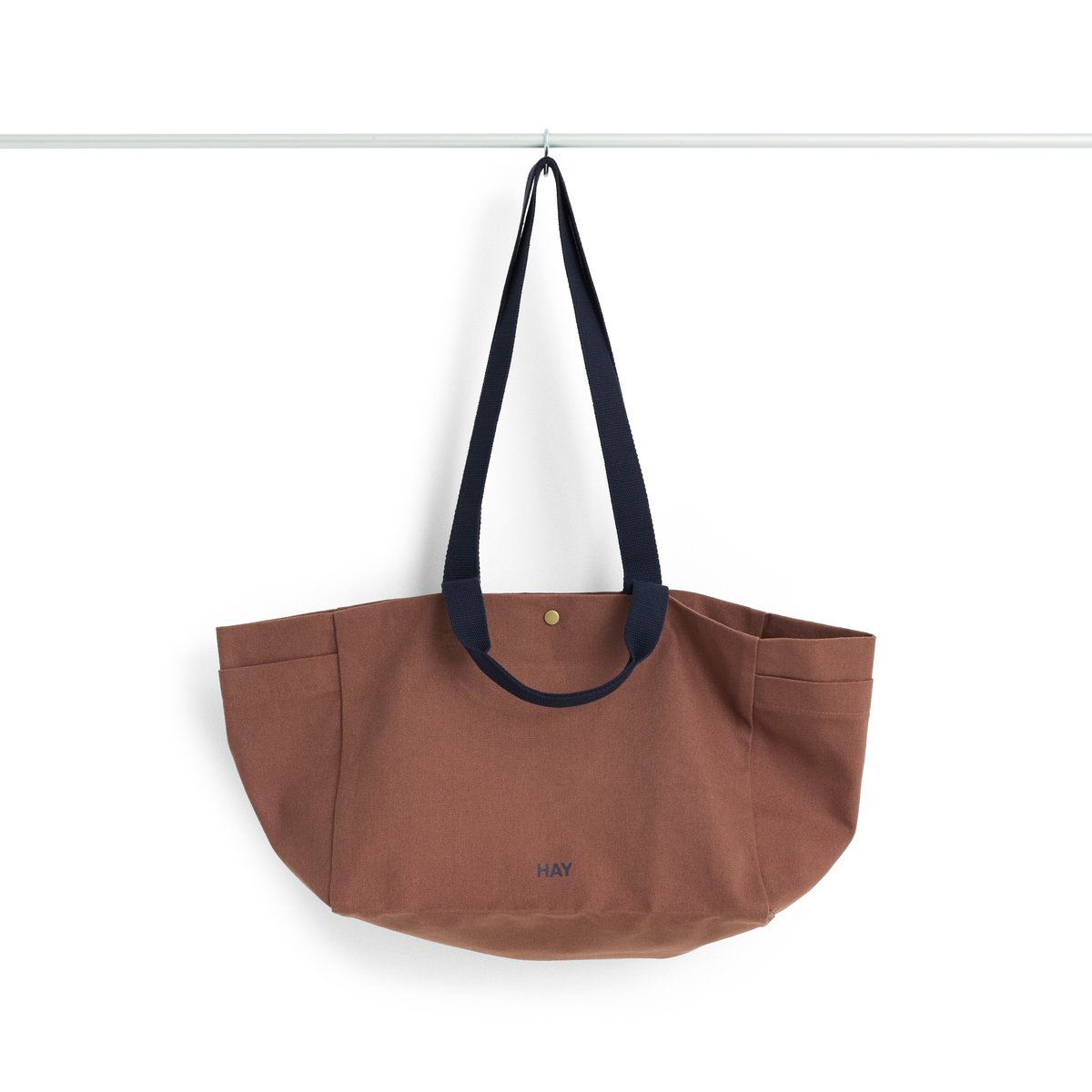 HAY Weekend Bag No 2 bag S 26x56 cm Milk chocolate | Scandinavian Design | Storage baskets | Brown