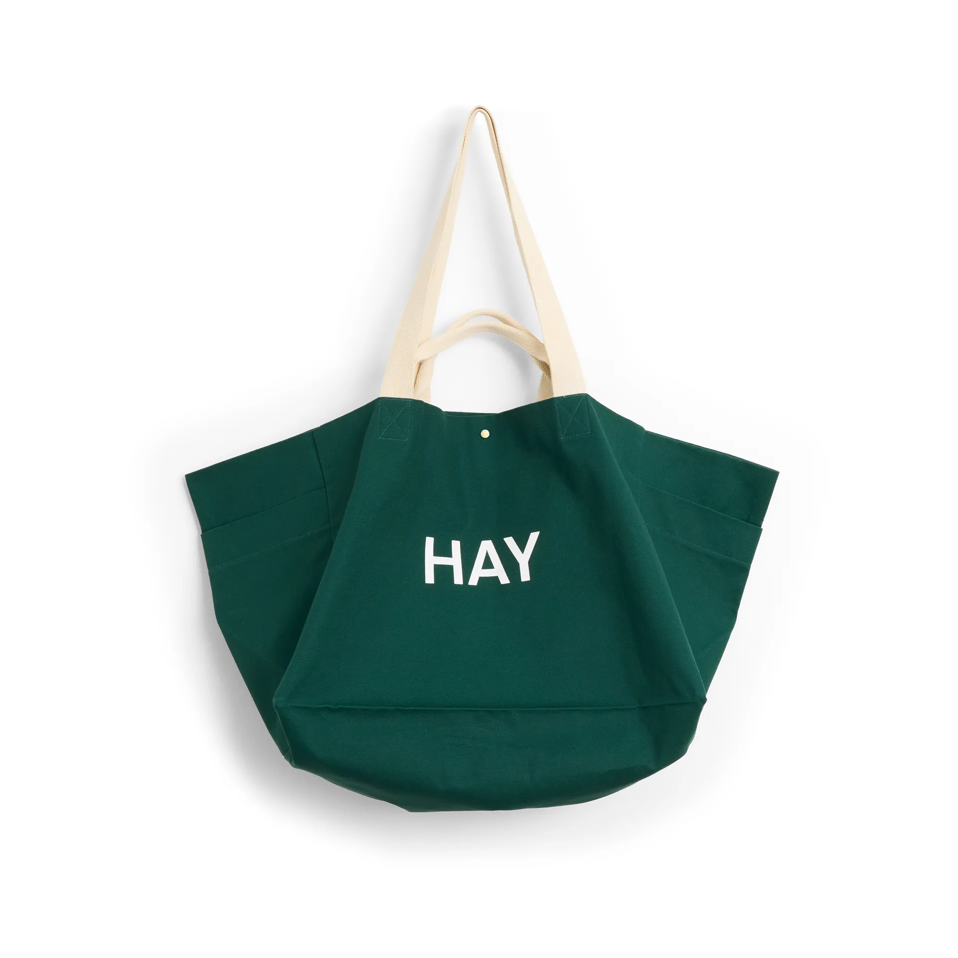 Weekend Bag Organic bag L, Dark green HAY