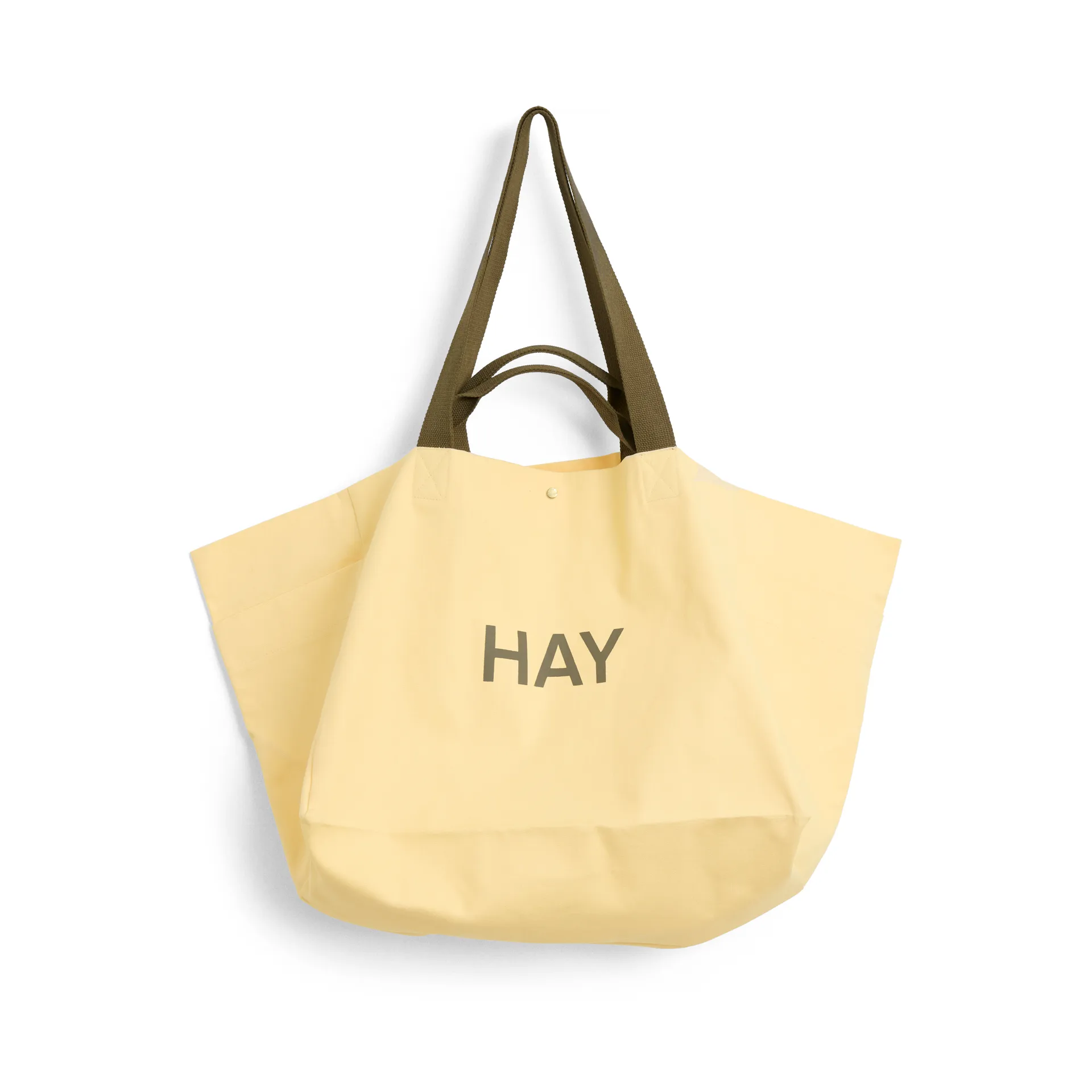 Weekend Bag Organic bag L, Soft yellow HAY