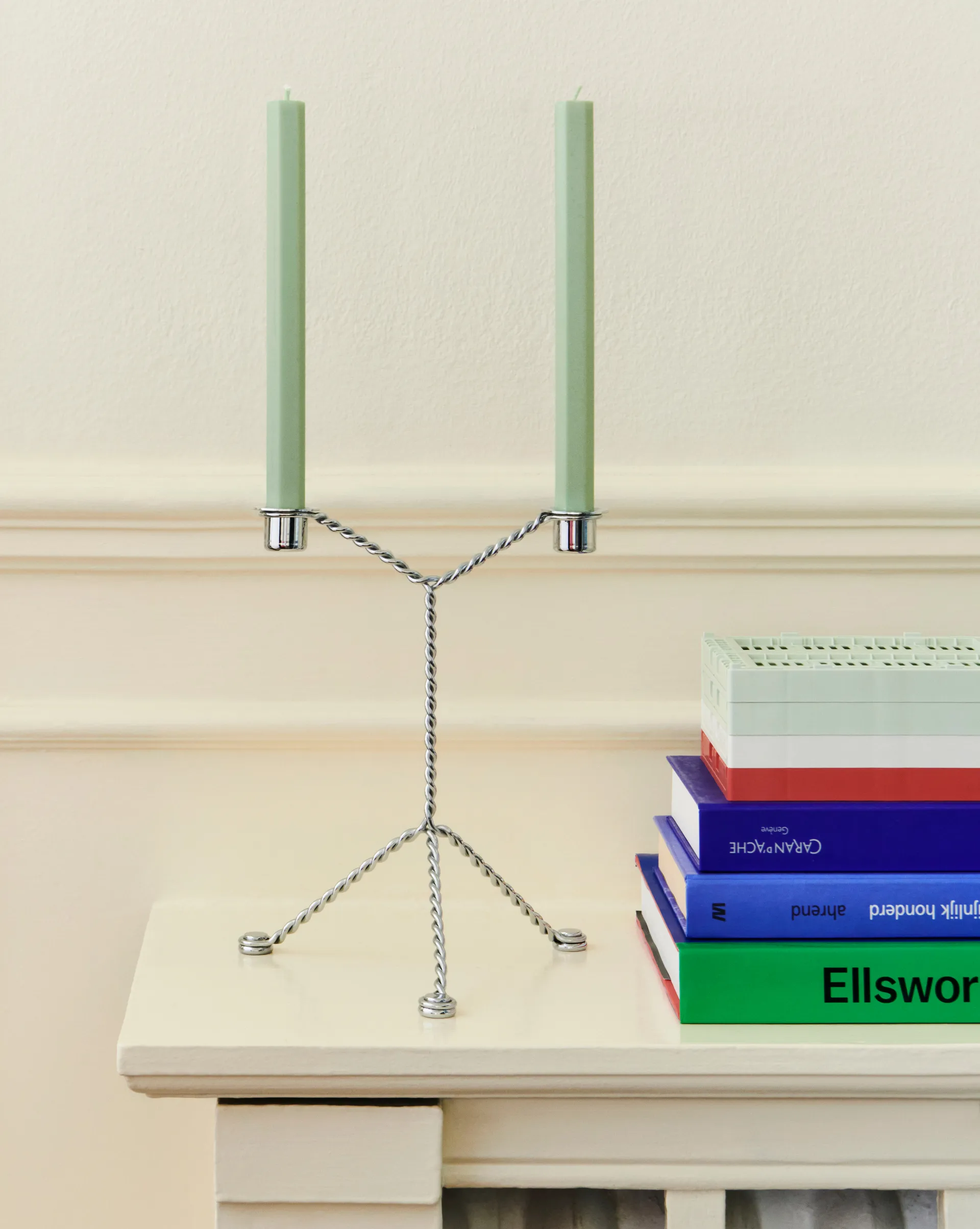 Wire candle sticks, Mirror HAY