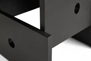 Wood Box coffee table - Black lacquered oak - HAY