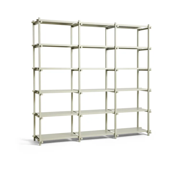 Woody shelf - Beech-smokey grey, high - HAY