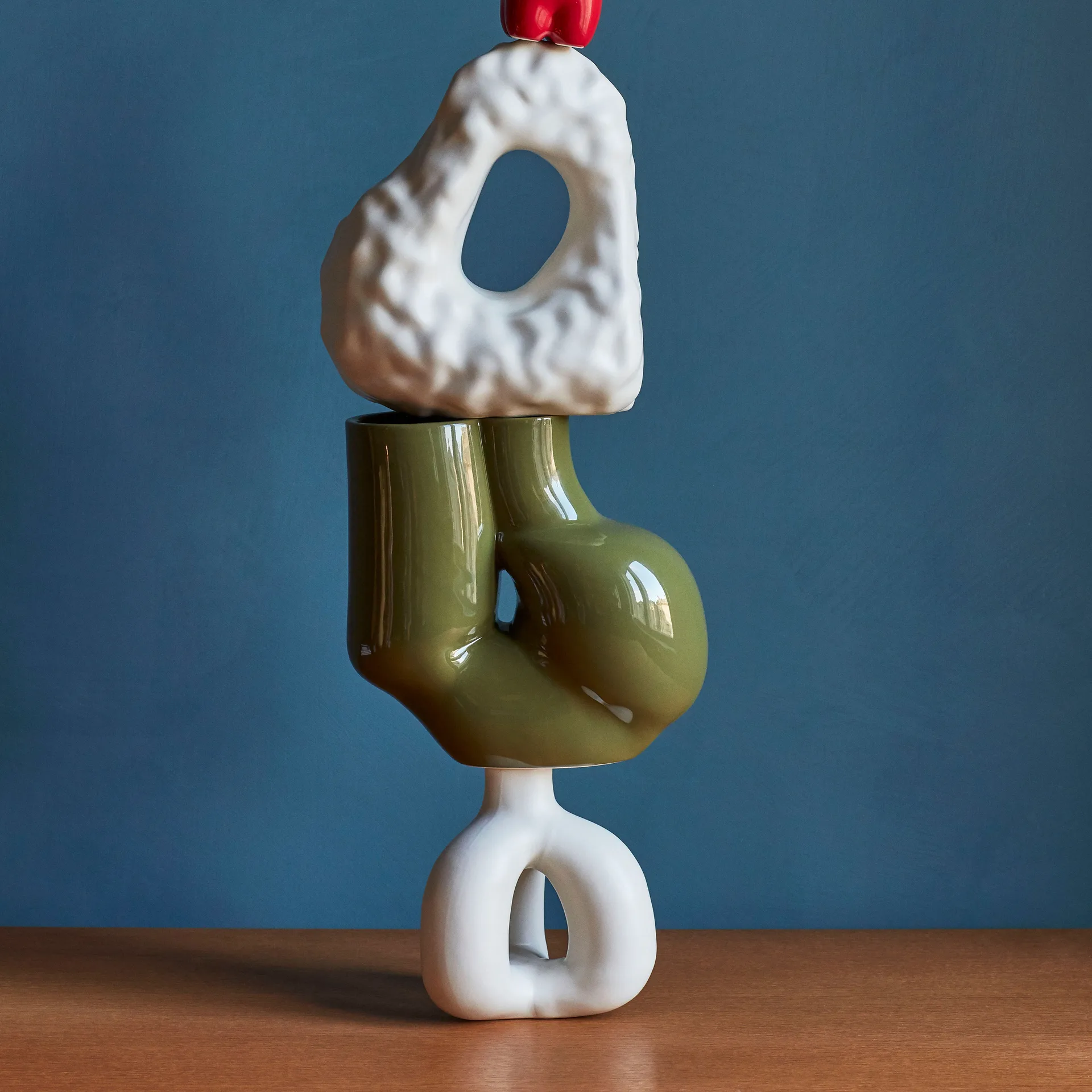 W&S Complot candlestick, ivory HAY