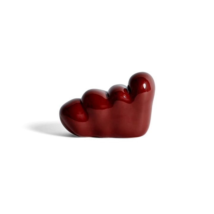 W&S Moguls sculpture - burgundy - HAY