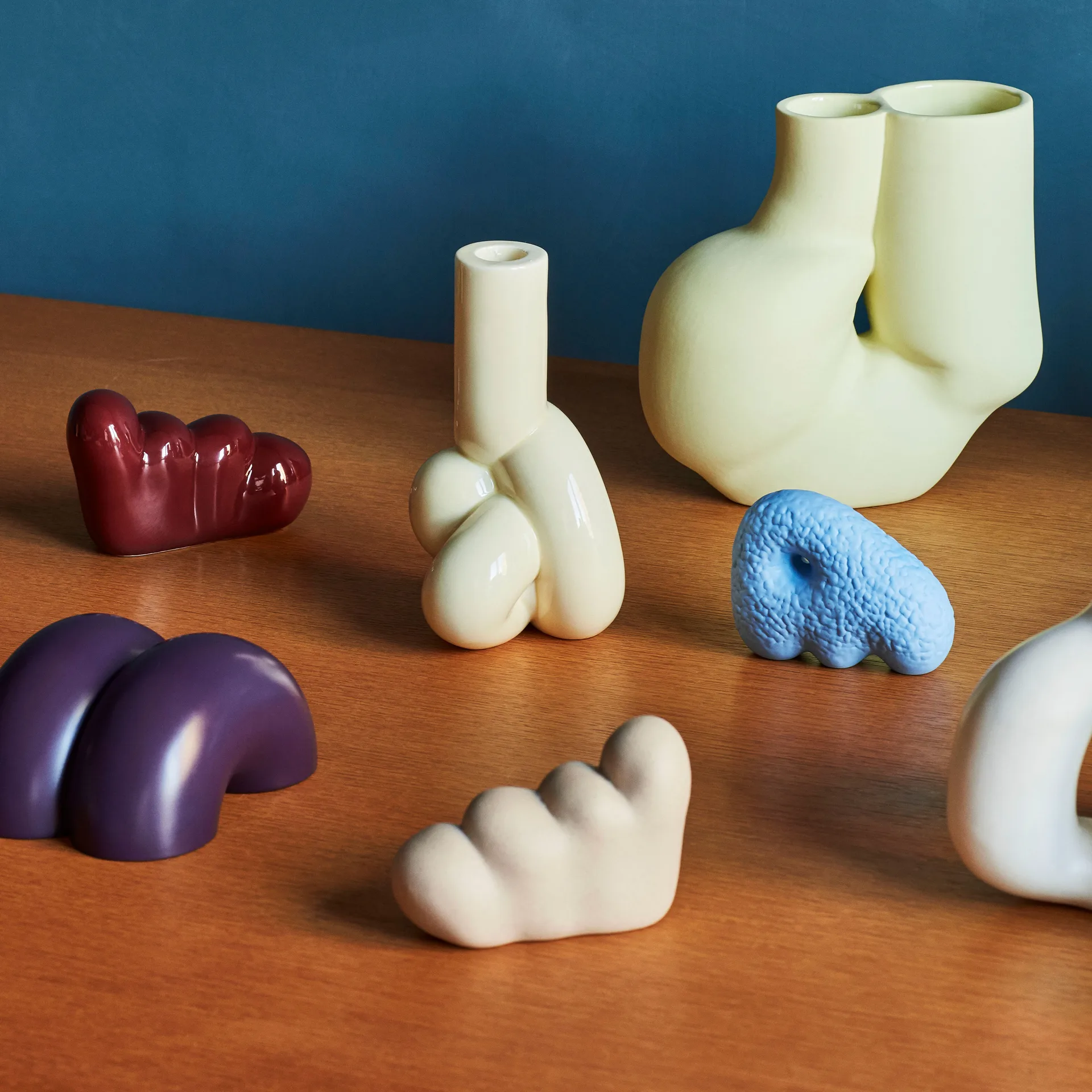 W&S Soft candle sticks, soft yellow HAY