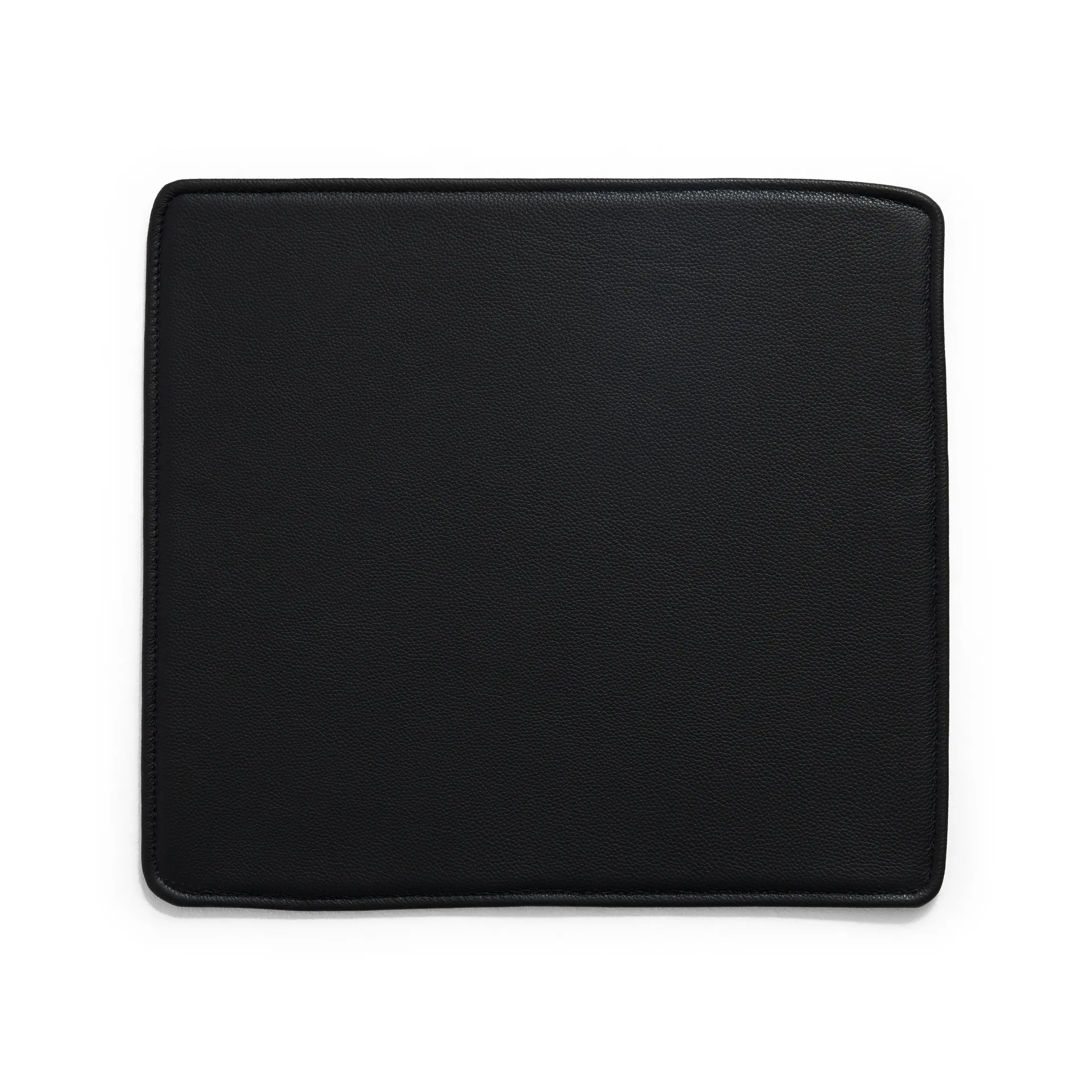 X-Line Indoor chair cushion, Black leather HAY