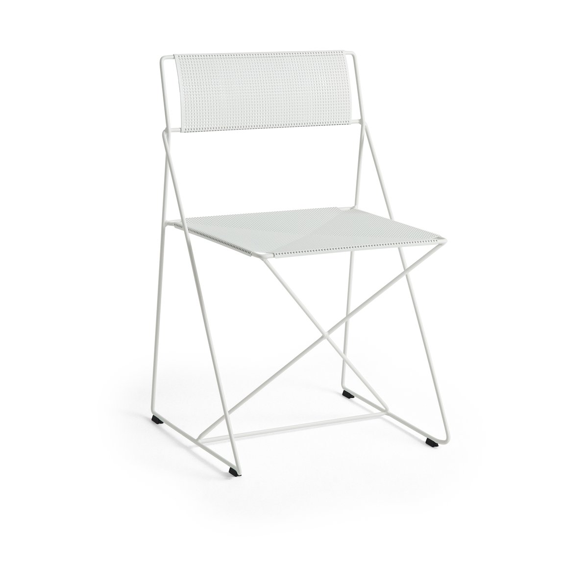 HAY X-Line Indoor Outdoor chair Chalk white | Scandinavian Design | Garden chairs | White