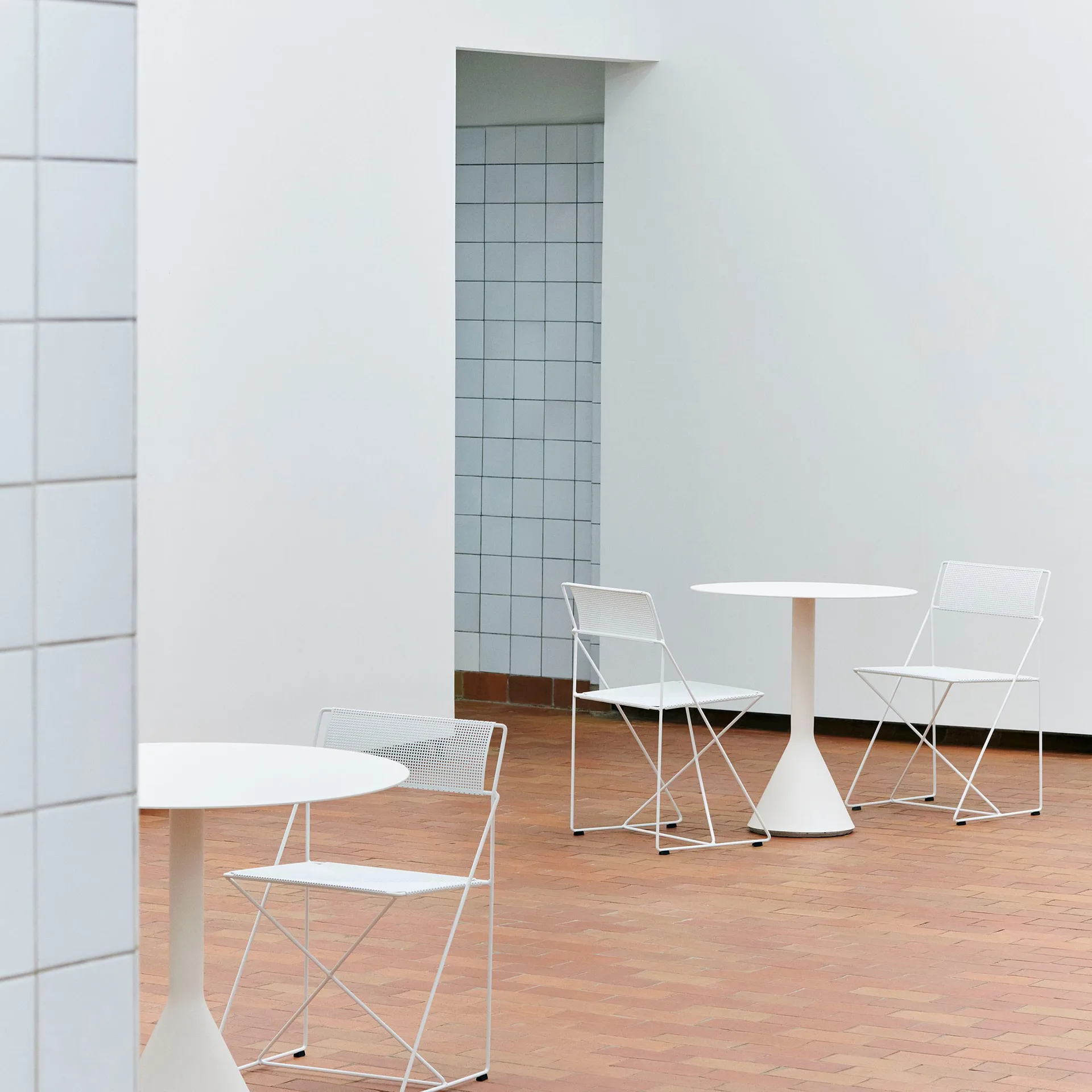 X-Line Indoor Outdoor chair, Chalk white HAY