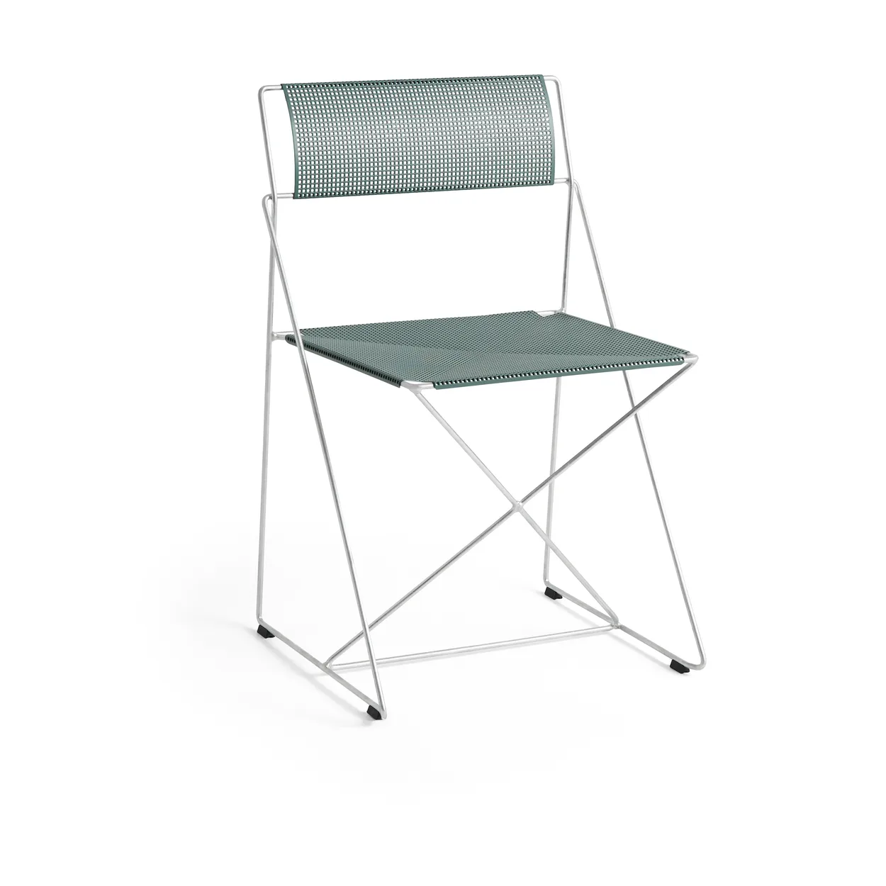 HAY X-Line Indoor Outdoor chair Moss-hot galvanised