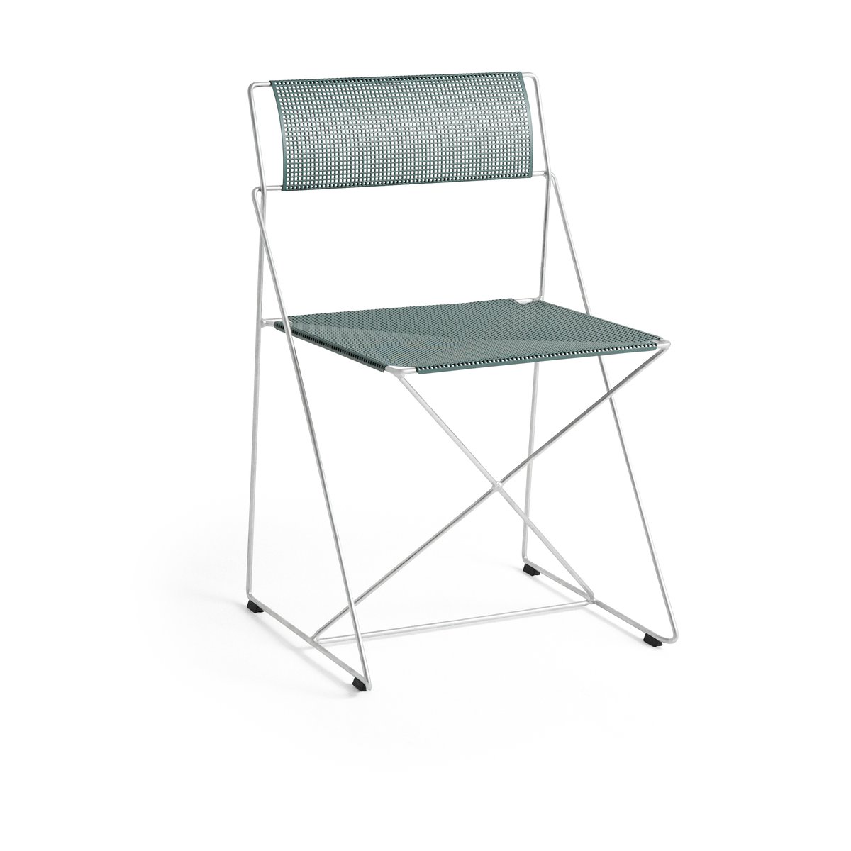 HAY X-Line Indoor Outdoor chair Moss-hot galvanised