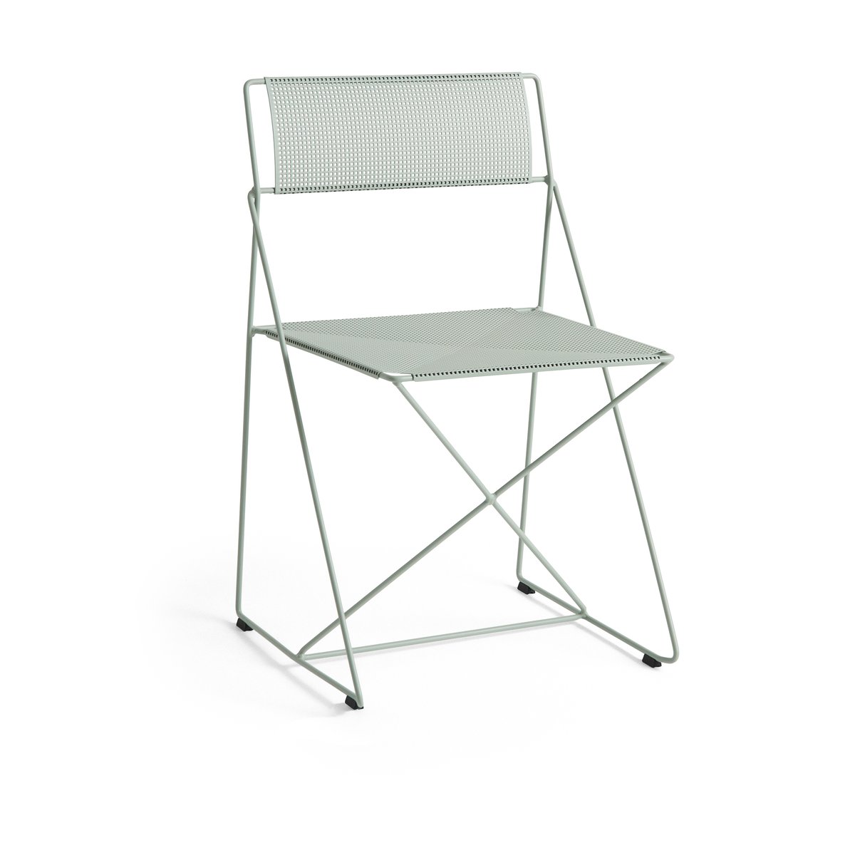 HAY X-Line Indoor Outdoor chair Pale linden | Scandinavian Design | Garden chairs | Grey