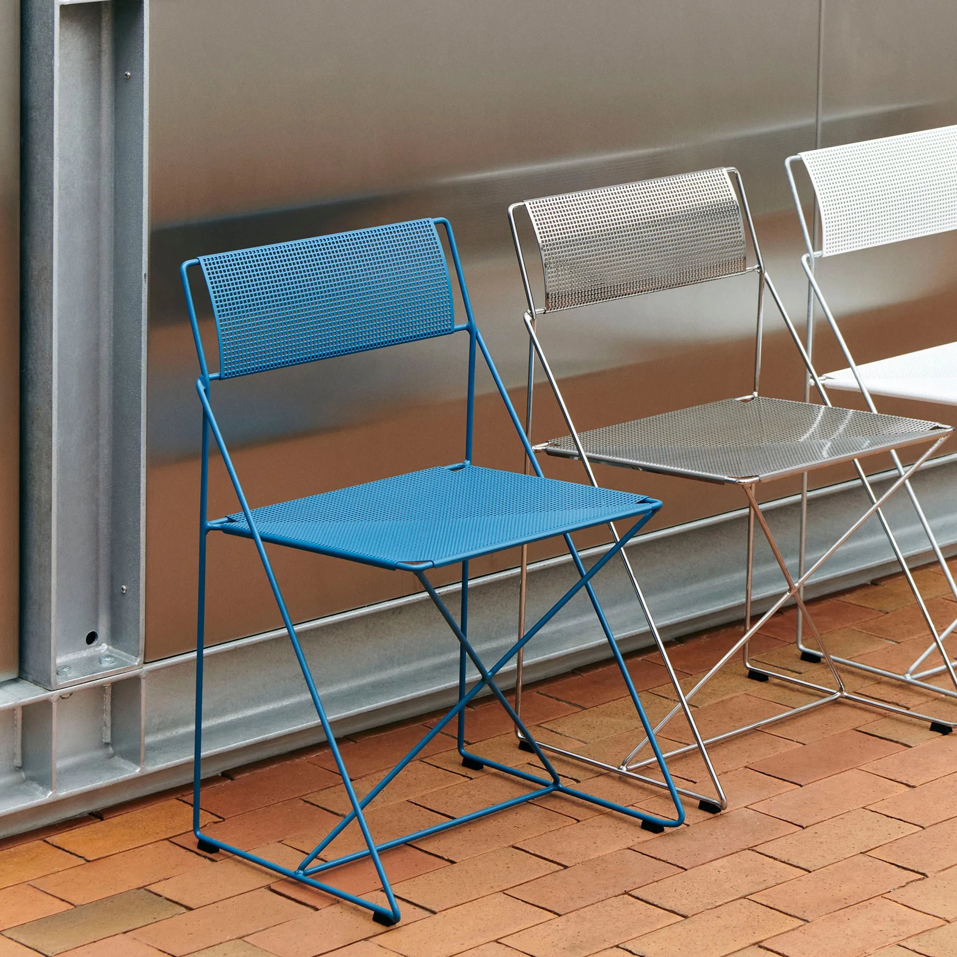 X-Line Indoor Outdoor chair, Powder blue HAY