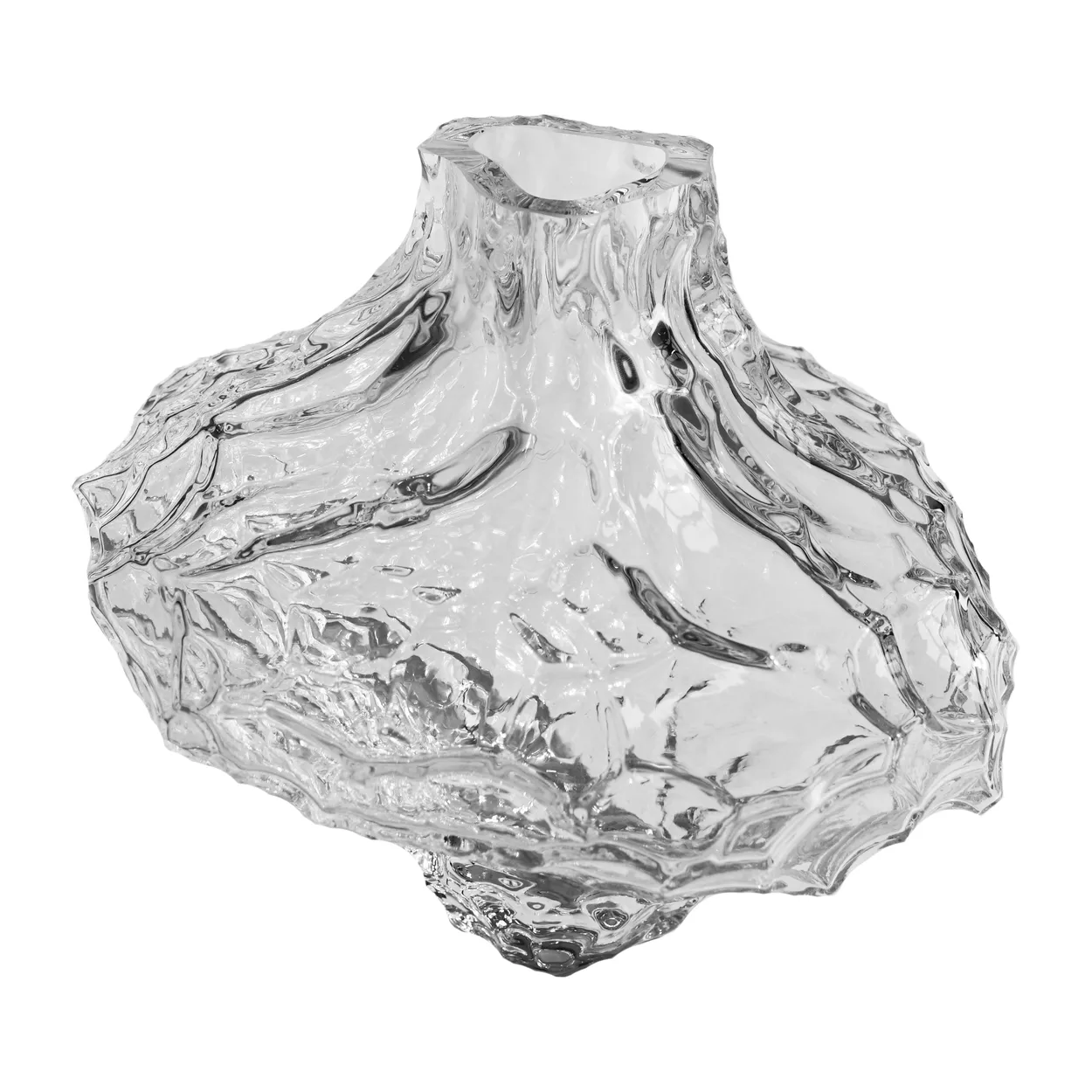 Hein Studio Canyon Large vase 23 cm Clear | Scandinavian Design | Vases | Transparent