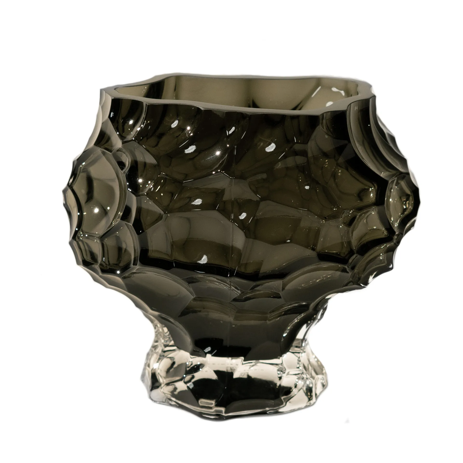Canyon medium vase 18 cm, New smoke Hein Studio