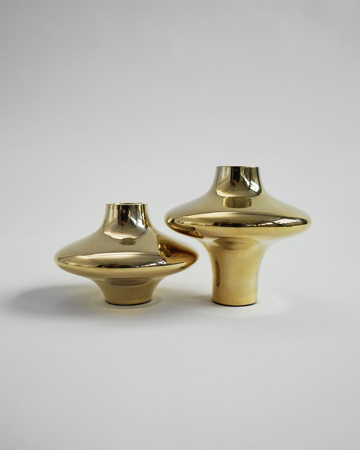 Doublet no. 01 small candlestick - Brass - Hein Studio