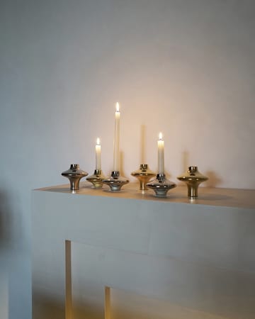 Doublet no. 01 small candlestick - Chrome - Hein Studio