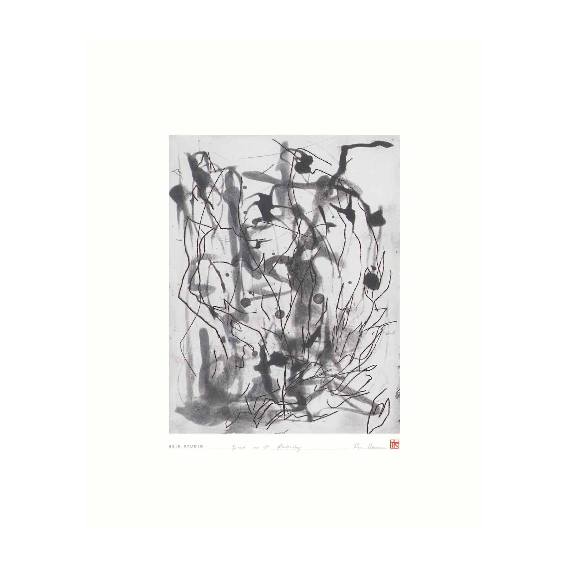 Forest poster 40x50 cm, No. 01 Hein Studio
