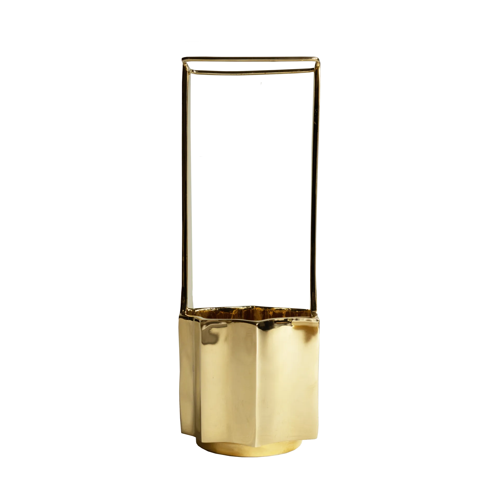 Ikebana vase 30 cm, Brass Hein Studio