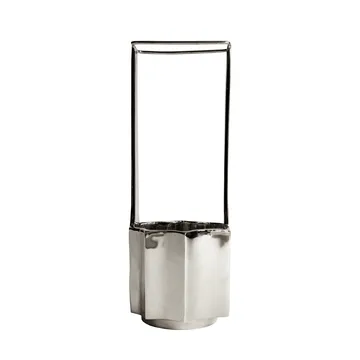 Ikebana vase 30 cm - Nickel - Hein Studio