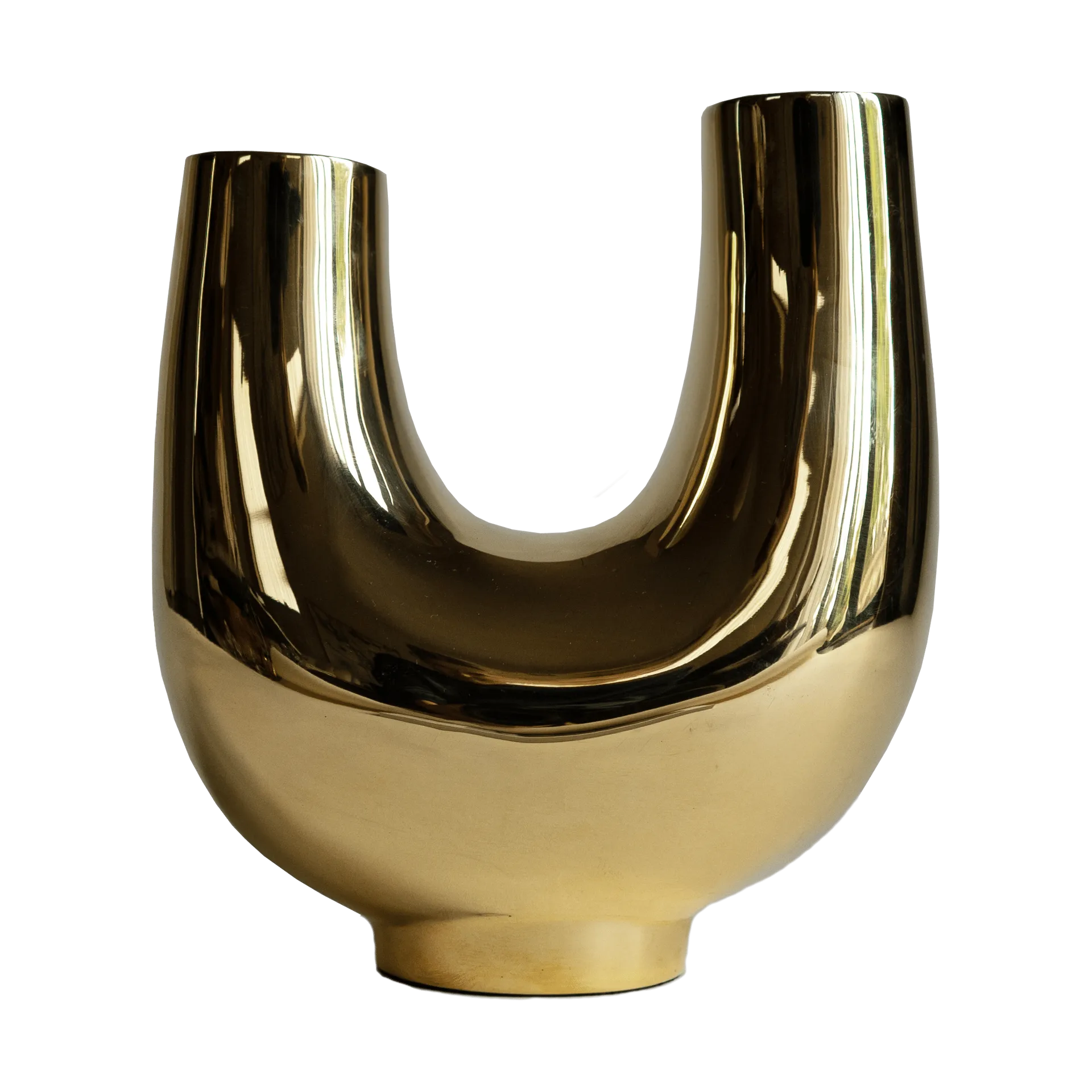 Kazumi vase, Brass Hein Studio