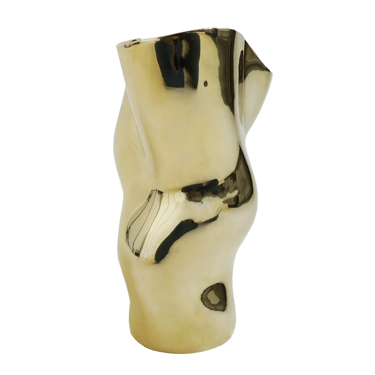 Hein Studio Ostrea 25 vase Brass | Scandinavian Design | Vases | Gold-coloured