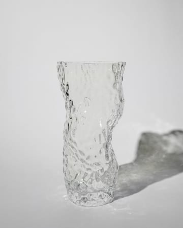 Ostrea Rock glass vase 30 cm - Clear - Hein Studio