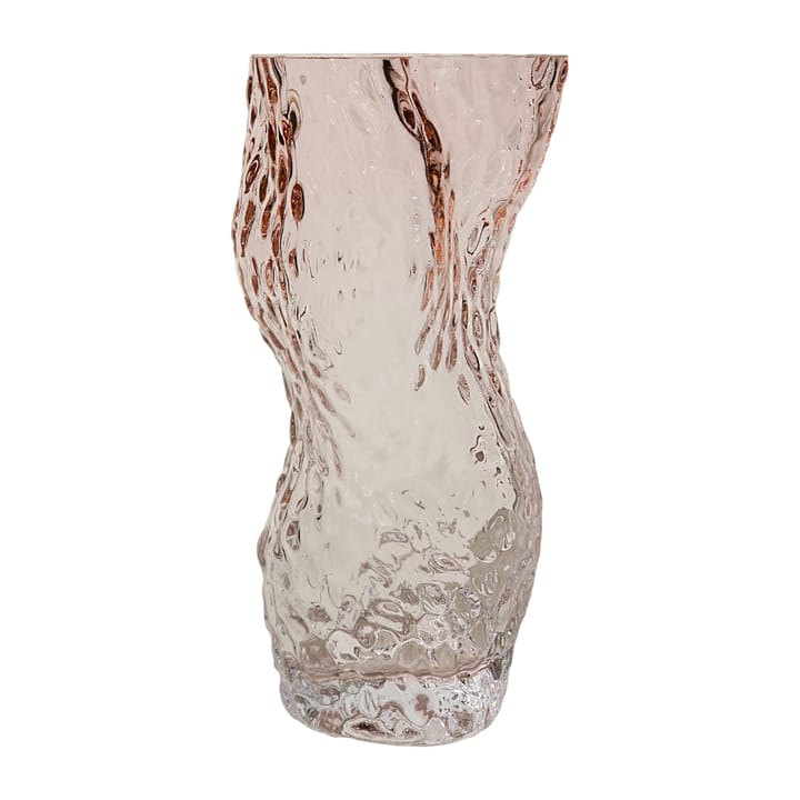 Ostrea Rock glass vase 30 cm - Pale-rose - Hein Studio