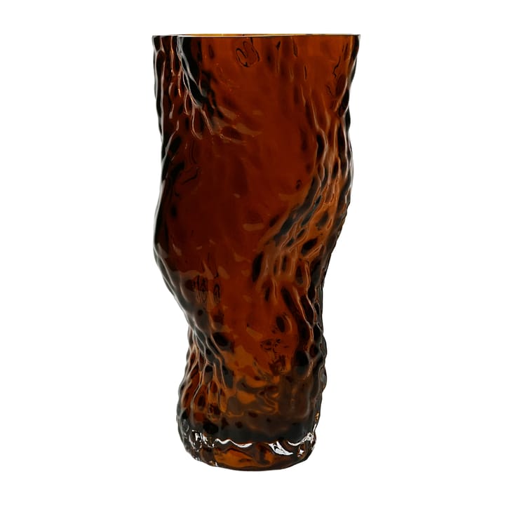 Ostrea Rock glass vase 30 cm - Rust - Hein Studio
