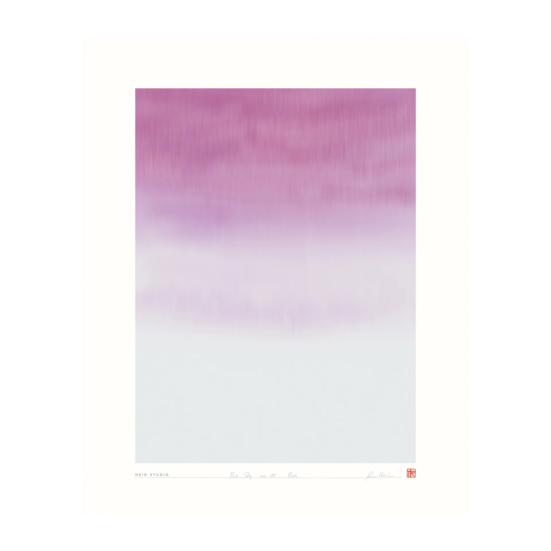 Pink Sky poster 40x50 cm, No. 01 Hein Studio