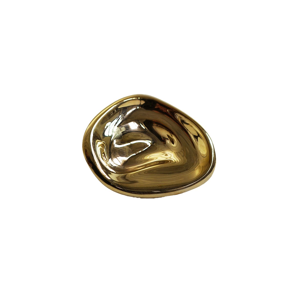 Hein Studio Ripple no. 01 small knob Brass