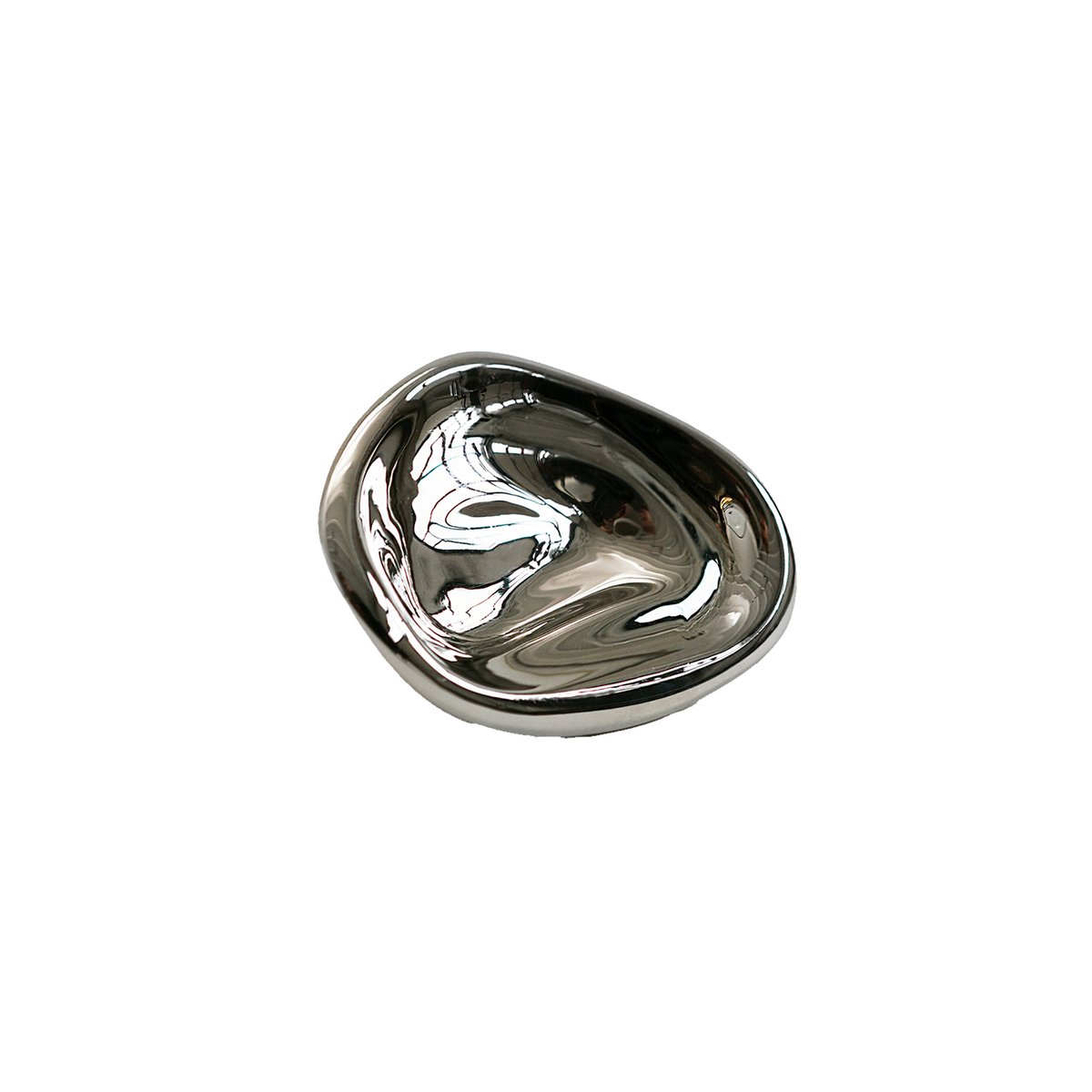 Hein Studio Ripple no. 01 small knob Chrome | Scandinavian Design | Clothes hooks & hangers | Silver-coloured