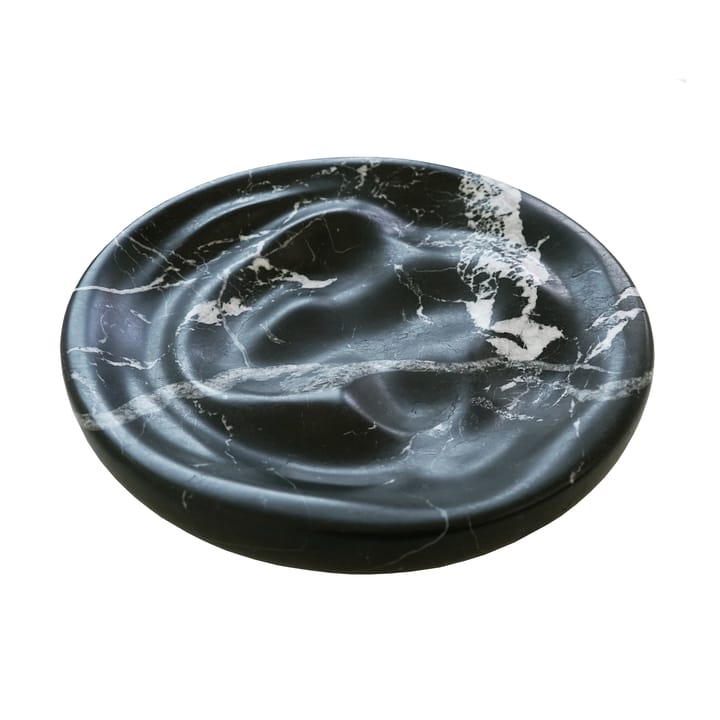 Ripple skål 30 cm, Black marble Hein Studio