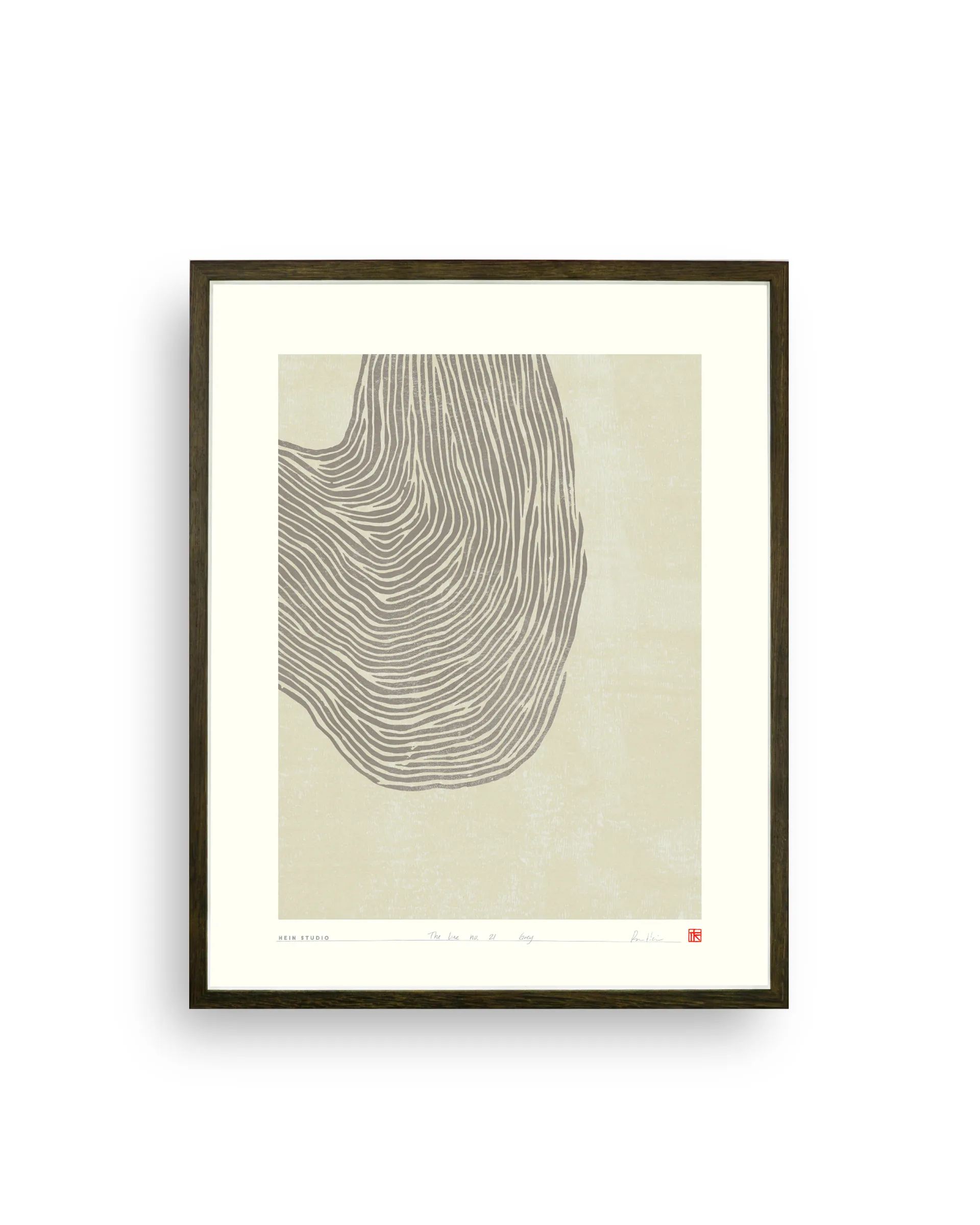 The Line poster 40x50 cm, No. 21 Hein Studio