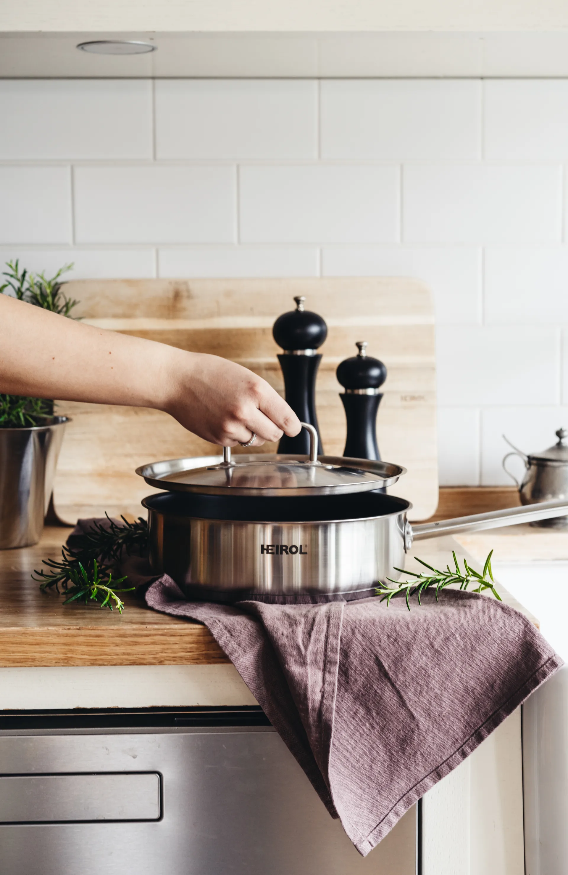 Heirol Cerasafe casserole with lid, 3 L Heirol