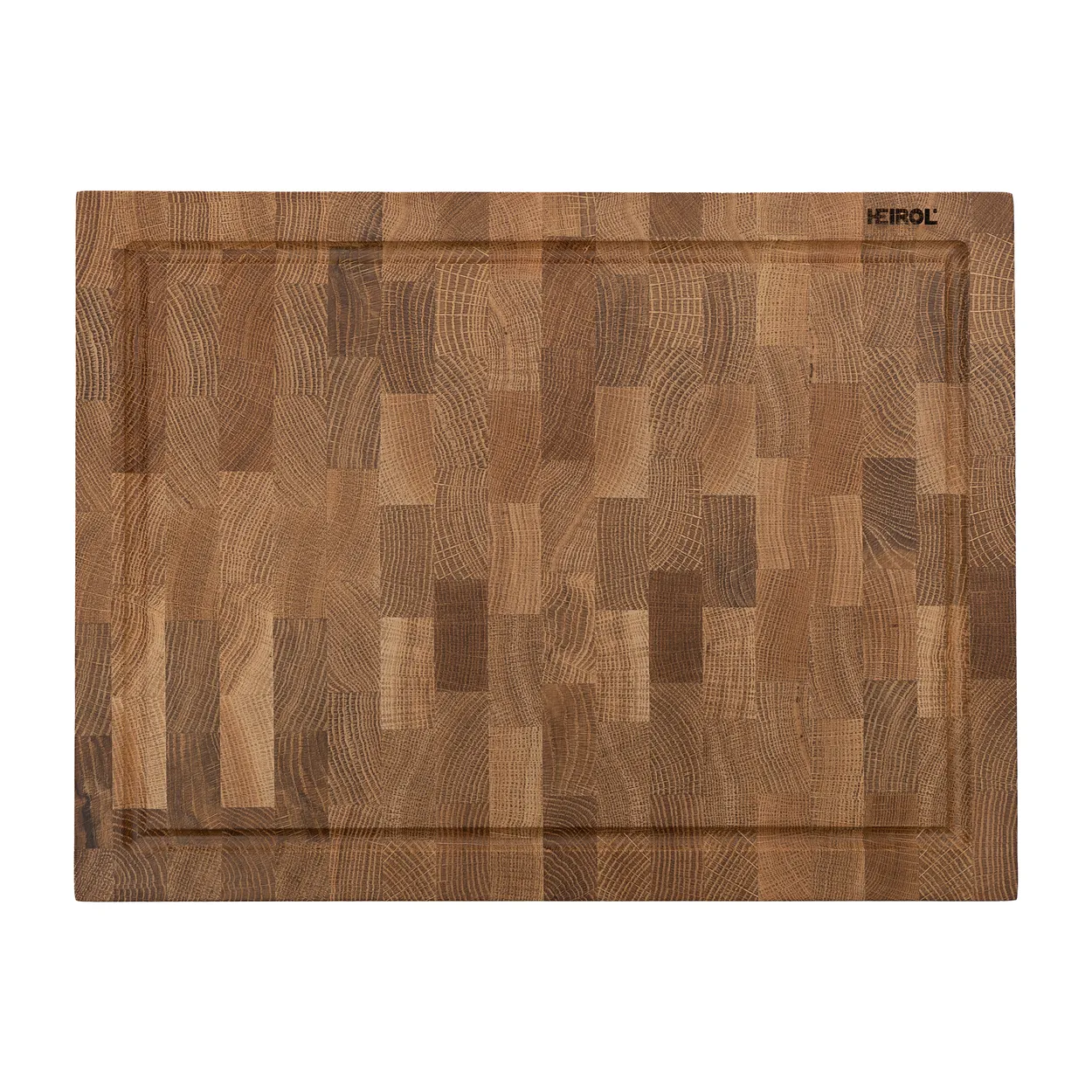 Heirol cutting board oak with groove 30x40 cm | Scandinavian Design | Chopping boards | Brown