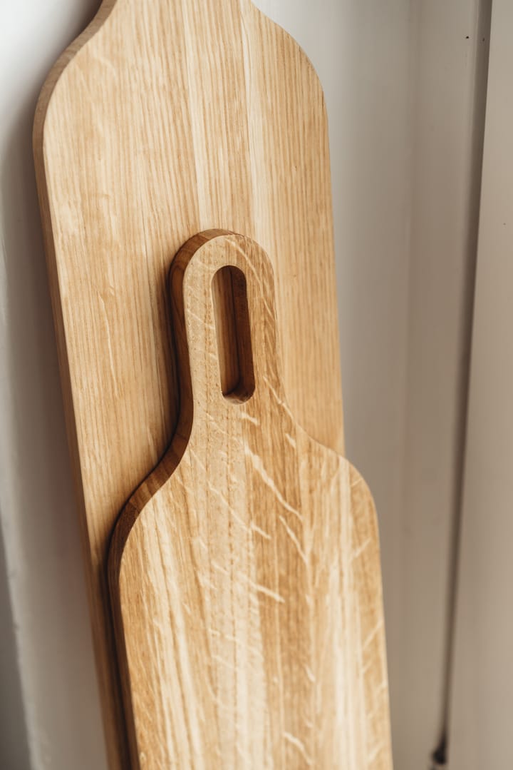 Heirol cutting board with handle oak - 12x39 cm - Heirol
