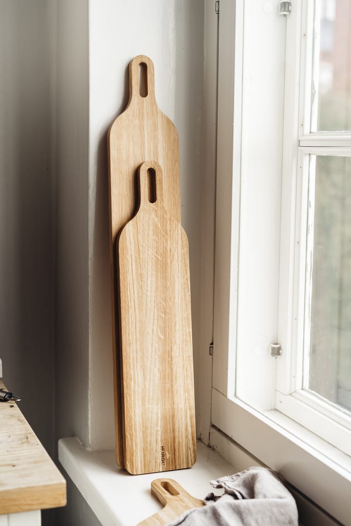 Heirol cutting board with handle oak, 12x39 cm Heirol