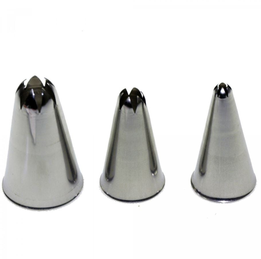 Heirol decoration kit 3-pieces Closed stars | Scandinavian Design | Silver-coloured