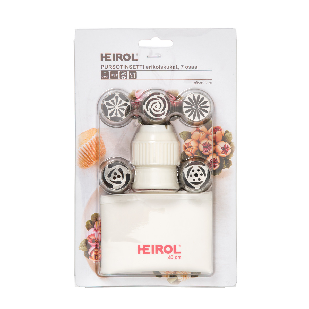 Heirol decoration set flowers 40 cm | Scandinavian Design | Multi