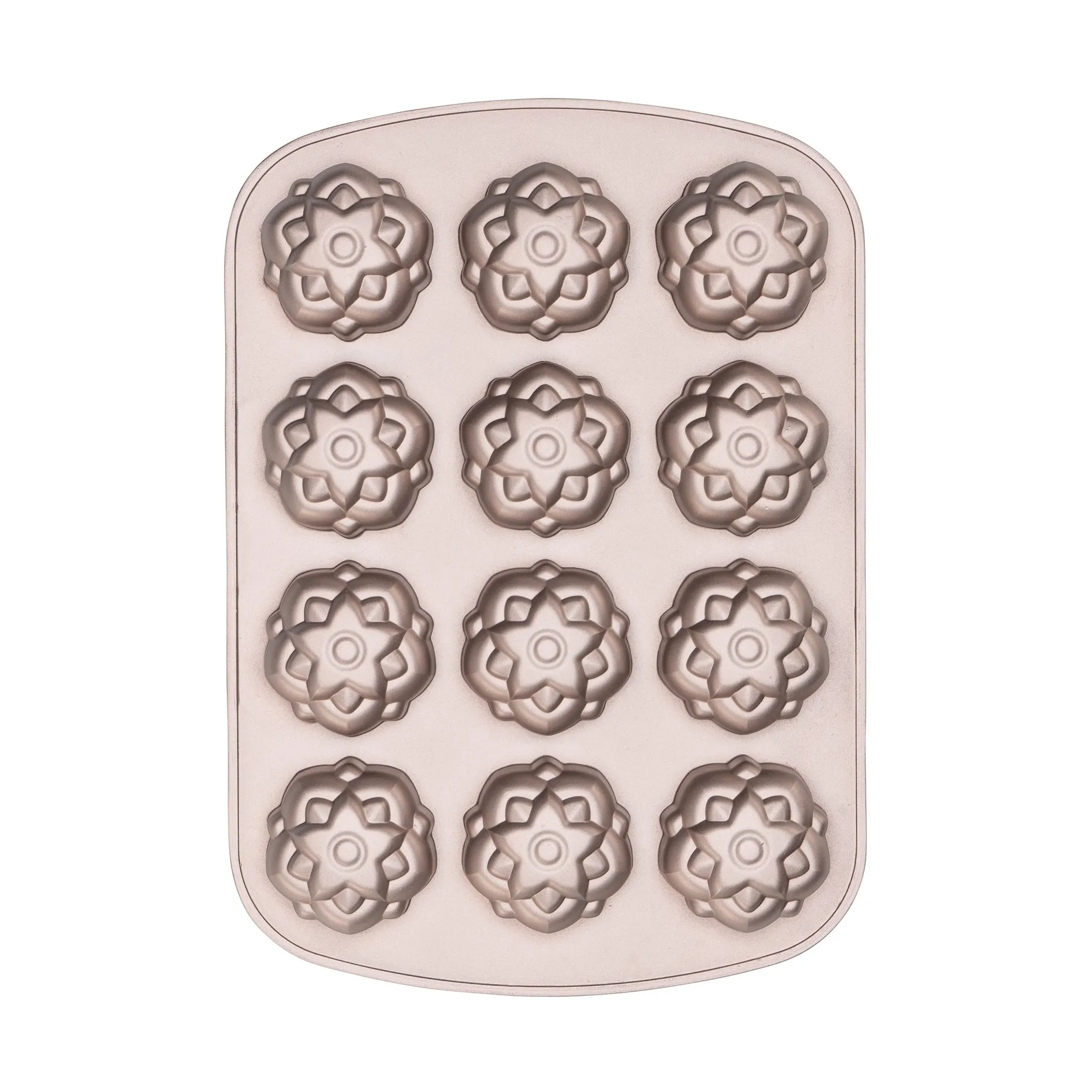 Heirol muffin tin 12 muffins, Rose gold Heirol
