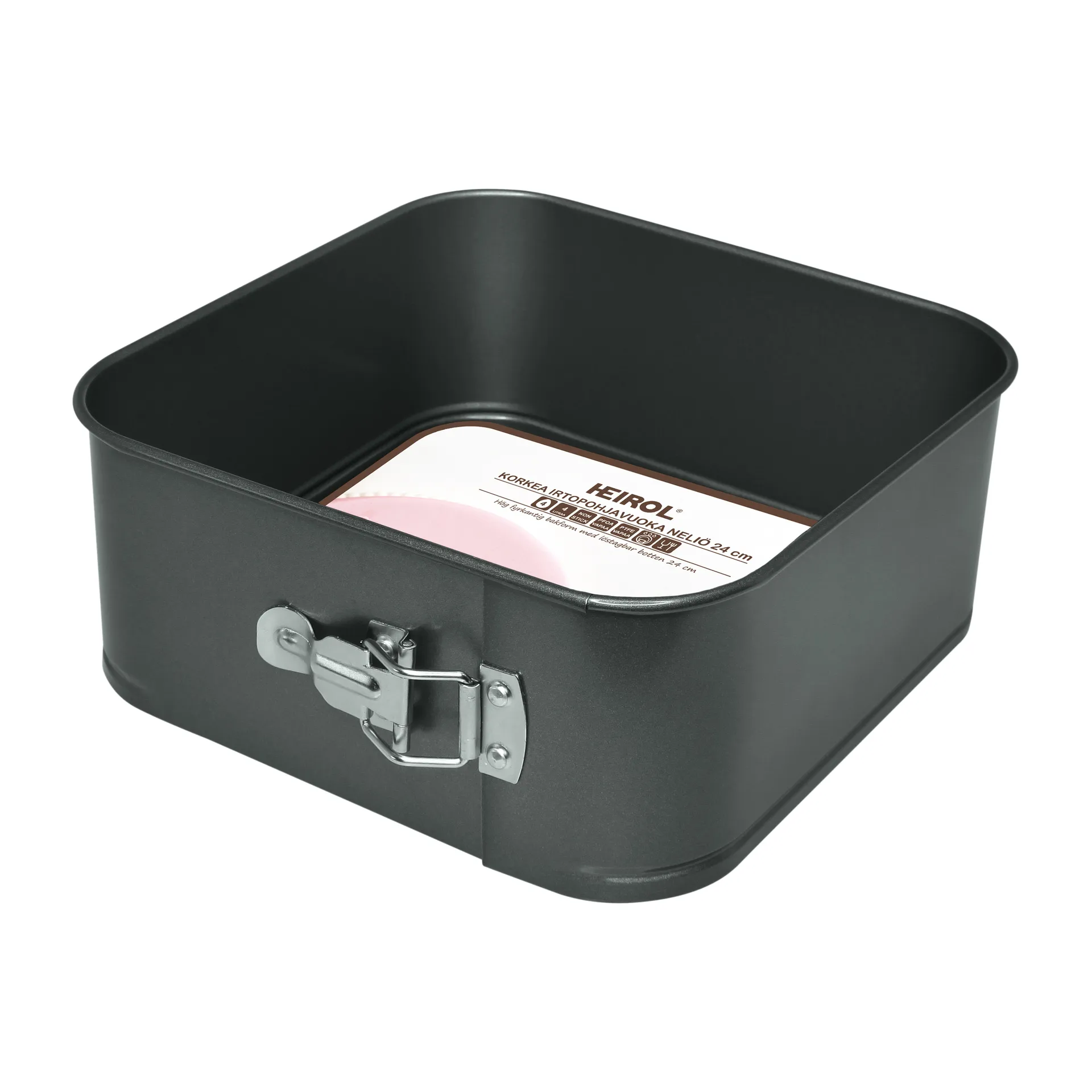 Heirol square springform extra high, 24x24 cm Heirol