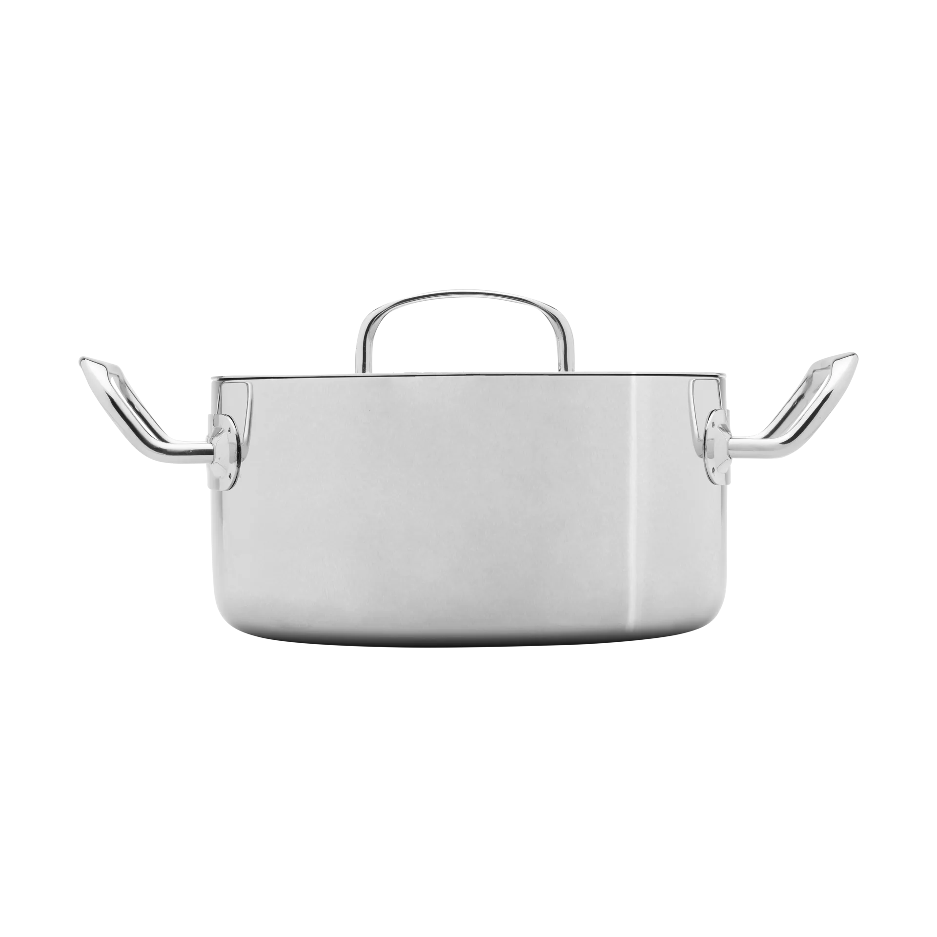 Heirol Steely Classic Triply pot with lid 3 liters, Stainless steel Heirol